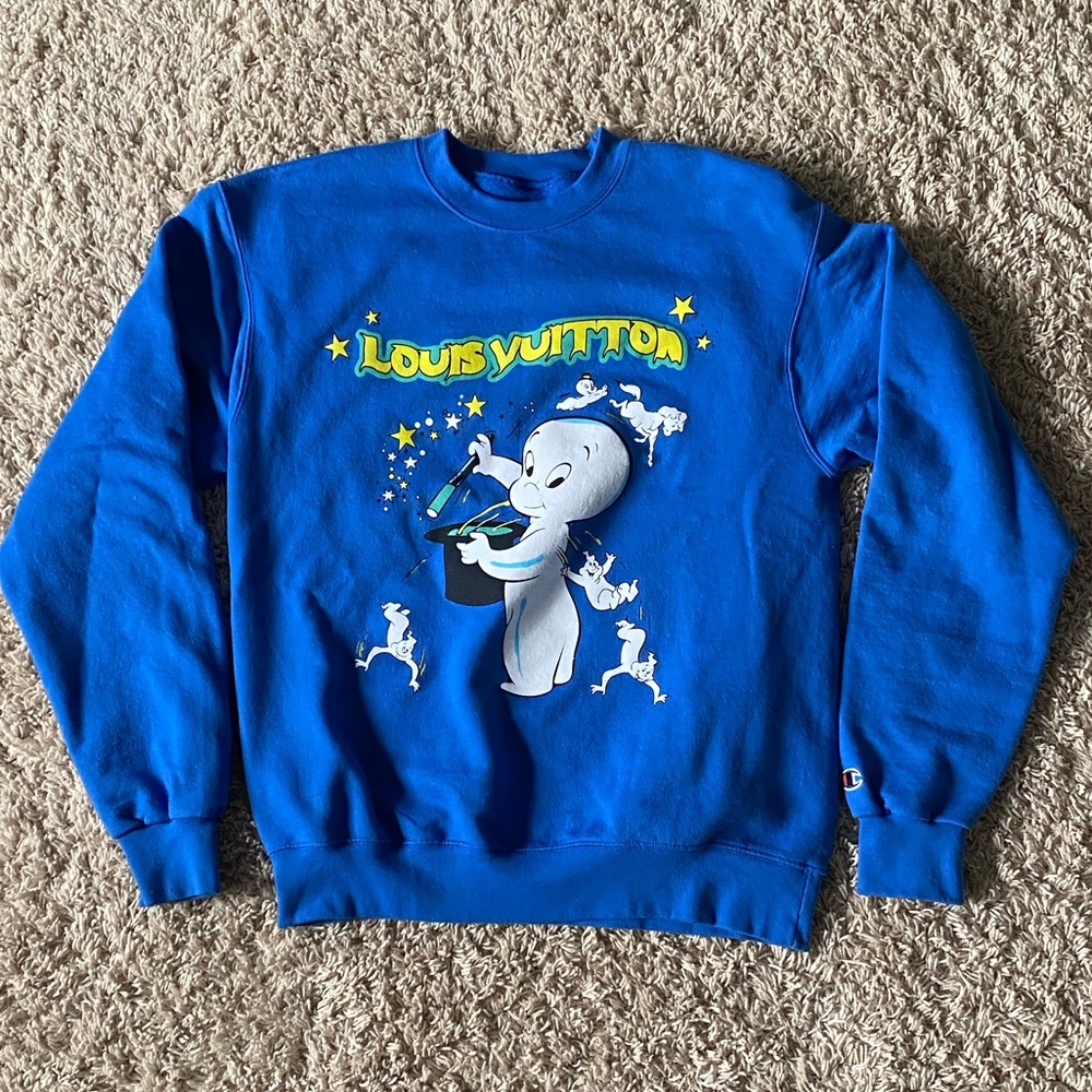 mega yacht louis vuitton casper the ghost crewneck